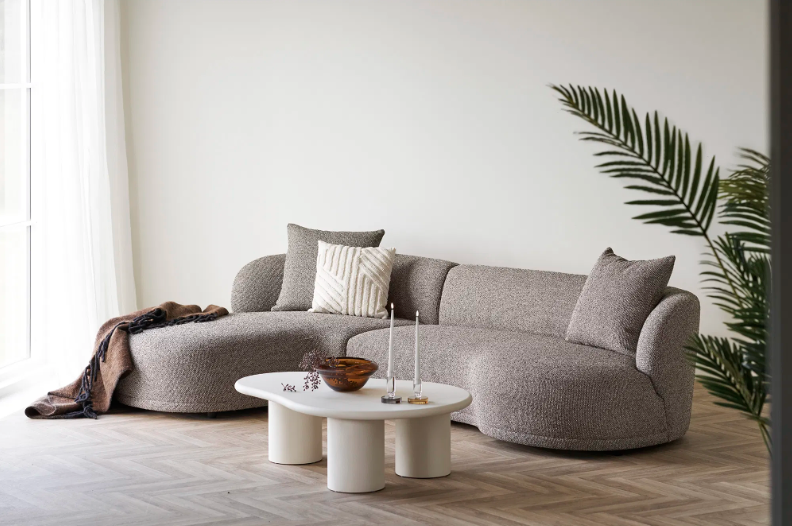 Palmera Salontafel – Cement Look – Lichtgrijs – 120x80x35 cm